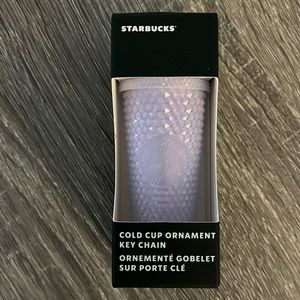 Starbucks Cold Cup Ornament keychain- NWT